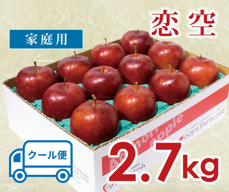 青森県産 ＂ 恋空 ＂ りんご 加工用 20kg 産地直送 リンゴ 林檎 恋空｜減農薬りんごなら青森りんご産地直送大湯ファーム
